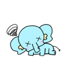 頑張ってるぞうさんの日常（個別スタンプ：4）