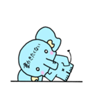 頑張ってるぞうさんの日常（個別スタンプ：10）