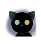 オッドアイ黒猫さん（個別スタンプ：10）