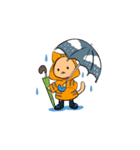 とらねこと梅雨（個別スタンプ：8）