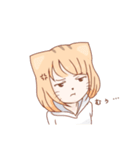 きつねこ系女子（個別スタンプ：3）
