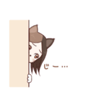 きつねこ系女子（個別スタンプ：7）