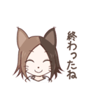 きつねこ系女子（個別スタンプ：13）