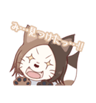 きつねこ系女子（個別スタンプ：14）
