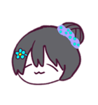 おだんごあたまのしゃしんかこう（個別スタンプ：7）