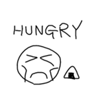 素朴な顔文字4です（個別スタンプ：7）