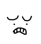 適当に描いたかおー1（個別スタンプ：2）