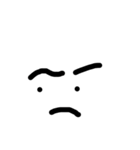 適当に描いたかおー1（個別スタンプ：3）