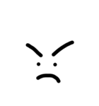 適当に描いたかおー1（個別スタンプ：6）