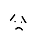 適当に描いたかおー1（個別スタンプ：7）