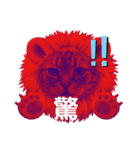 着ぐるみ無表情猫のシンプル漢字スタンプ（個別スタンプ：20）