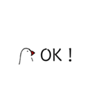 手書き文鳥（個別スタンプ：1）