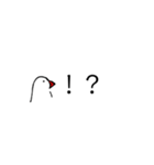 手書き文鳥（個別スタンプ：21）