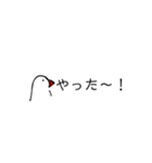 手書き文鳥（個別スタンプ：28）