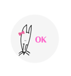 手書きミニピン（個別スタンプ：1）