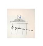 毎日使える日常スタンプ(棒人間)第2段（個別スタンプ：7）