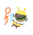 お花のスタンプだよ3（個別スタンプ：10）