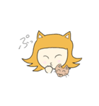 ねこむすめとこねこの生活（個別スタンプ：7）