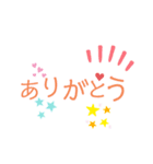日常で使えるスタンプです♪（個別スタンプ：3）