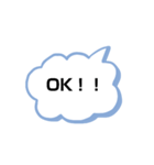 文字を打つのが面倒くさい人へ！（個別スタンプ：3）