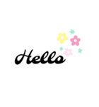 かんたんスタンプ 日本語＆英語（個別スタンプ：10）