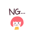 お日さまみたいな女の子（個別スタンプ：2）