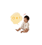 1歳のあかり。（個別スタンプ：3）
