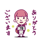 バスケ女子78番（個別スタンプ：1）