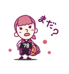 バスケ女子78番（個別スタンプ：2）