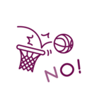 バスケ女子78番（個別スタンプ：11）