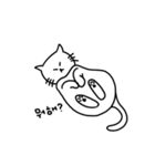素朴な猫奴(韓国語)（個別スタンプ：6）