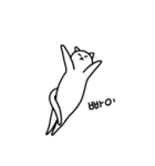 素朴な猫奴(韓国語)（個別スタンプ：8）
