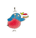 ピンクロビン リアクションスタンプ（個別スタンプ：2）