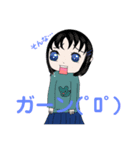 女の子(◡‿◡ฺ✿)（個別スタンプ：8）
