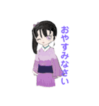女の子(◡‿◡ฺ✿)（個別スタンプ：9）