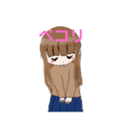女の子(◡‿◡ฺ✿)（個別スタンプ：10）