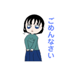 女の子(◡‿◡ฺ✿)（個別スタンプ：11）