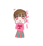 女の子(◡‿◡ฺ✿)（個別スタンプ：13）