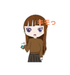 女の子(◡‿◡ฺ✿)（個別スタンプ：15）