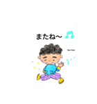 前向きかあちゃん（個別スタンプ：9）