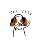 キャバリアとゲーム（個別スタンプ：8）