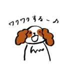 キャバリアとゲーム（個別スタンプ：14）