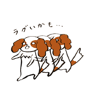 キャバリアとゲーム（個別スタンプ：18）