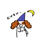 キャバリアとゲーム（個別スタンプ：32）