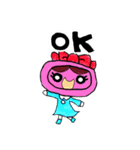 ボタンちゃん（個別スタンプ：2）