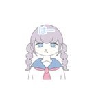 ぬ語を話す女の子（個別スタンプ：13）