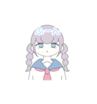 ぬ語を話す女の子（個別スタンプ：20）