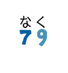 数字であいさつパート2（個別スタンプ：6）
