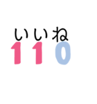 数字であいさつパート2（個別スタンプ：14）