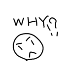 素朴な顔文字5です（個別スタンプ：4）